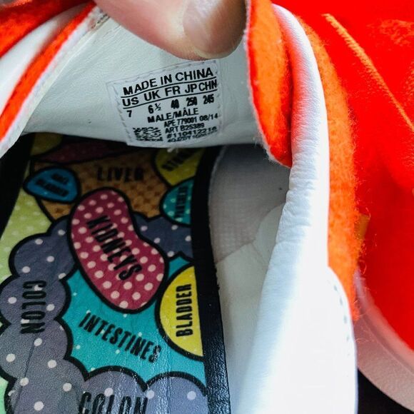 Very Rare PHARRELL Williams Adidas Stan Smith TNS Orange Tennis Balls - Picture 11 of 13